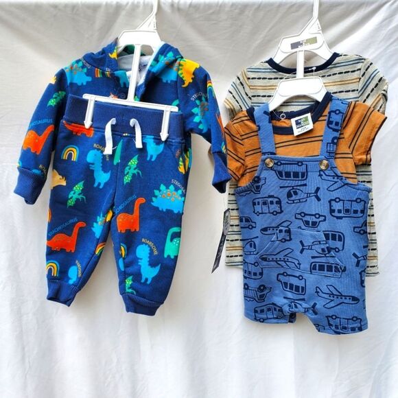 Little Rebels | Max & Marcus One-Piece Outfits and Matching Sets Size 3-6 Months - Picture 1 of 8